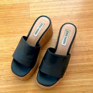 Steve Madden platform cork sandal